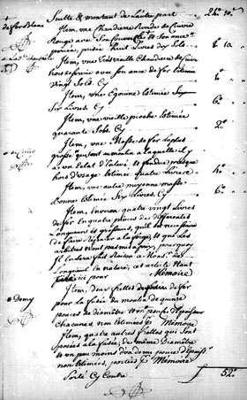 Inventaire du moulin à  farine, page 2