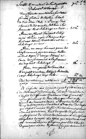 Inventaire du moulin à  farine, page 4