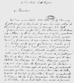 Lettre du 15 octobre 1783, Joseph-Dominique-Emmanuel à  Franà§ois-Charles, page 1