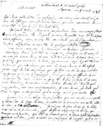 Lettre du 15 aoà»t 1784, Joseph-Dominique-Emmanuel à  Pointard, page 1