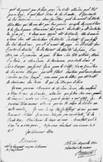 Lettre du 20 octobre 1785, Joseph-Dominique-Emmanuel à  Pointard
