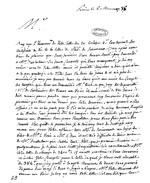 Lettre du 6 mars 1786, Pointard à  Joseph-Dominique-Emmanuel, page 1