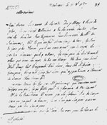 Lettre du 11 octobre 1787, Joseph-Dominique-Emmanuel à  Pointard