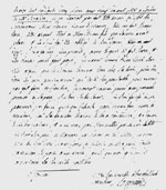 Lettre du 11 octobre 1787, Joseph-Dominique-Emmanuel à  Pointard