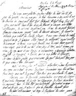 Lettre du 21 octobre 1792, Joseph-Dominique-Emmanuel à  Pointard, page 1