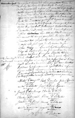 6 juin 1793, Acte d'assemblé des habitants de la cà´te St-Louis