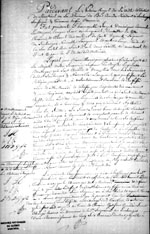 Concession d'un terrain pour le cimetière protestant, page 1