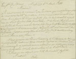 Lettre de Joseph-Dominique-Emmanuel au capitaine Bleury