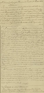 Lettre du 7 juillet 1802, Joseph-Dominique-Emmanuel à  Marie-Louise de Beaujeu, page 1