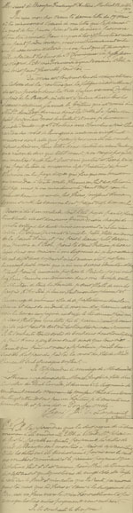 Lettre du 12 octobre 1803, Joseph-Dominique-Emmanuel à  Franà§ois-Charles, page 1