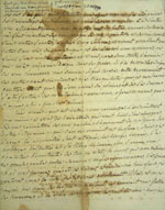 Lettre du 17 février 1791, Marie-Louise de Beaujeu à  sa mère, page 1