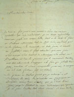 Lettre du 26 février 1783, page 1