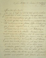Lettre du 20 juin 1795, page 1