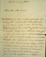 Lettre du 25 février 1797, page 1