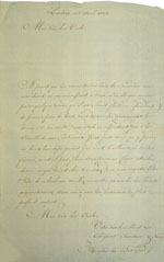 Lettre d'Amédée du 2 avril 1801