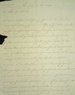 Lettre d'Amédée du 3 avril 1801, page 1