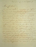 Lettre du 1 avril 1802, page 1
