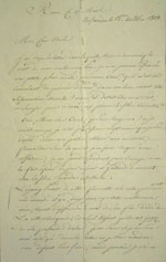 Lettre du 17 mars 1803, page 1