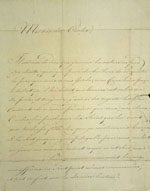 Lettre du 17 mars 1803, page 1