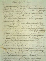 Lettre du 1 décembre 1808, page 1