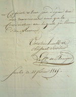 Lettre du 22 février 1815, page 2