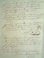 Lettre du 1 octobre 1815, page 2