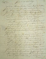 Lettre du 12 avril 1817, page 1