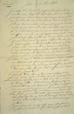 Lettre du 25 mars 1818, page 1