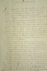 Lettre du 1 avril 1822, page 1