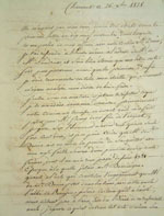 Lettre du 26 décembre 1828, page 1
