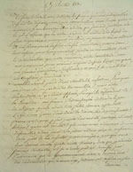Lettre du 7 juillet 1830, page 1