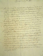 Lettre du 23 septembre 1830, page 1