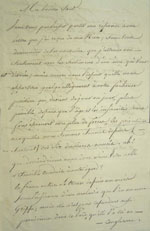 Lettre du 4 mars 1837, page 1
