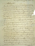 Lettre du 5 mars 1838, page 1