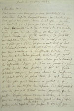 Lettre du 17 mai 1846, page 1