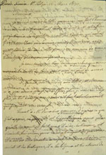 Lettre du 16 mars 1830, page 1