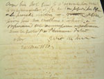 Brouillon de lettre de Saveuse à  Thavenet, page 2