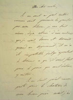 Lettre du 18 juillet 1828, page 1