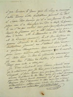 Lettre vers le 24 aoà»t 1774, Doutreleau à  Joseph-Dominique-Emmanuel, page 3