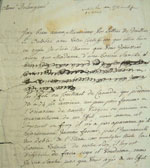 Lettre vers le 6 mai 1775, Doutreleau à  Joseph-Dominique-Emmanuel