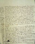 Lettre vers le 6 mai 1775, Doutreleau à  Joseph-Dominique-Emmanuel