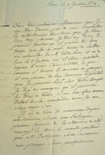 Lettre du 9 juillet 1774, Doutreleau à  Joseph-Dominique-Emmanuel