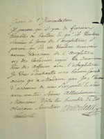 Lettre du 9 juillet 1774, Doutreleau à  Joseph-Dominique-Emmanuel