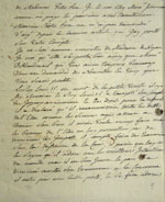 Lettre du 1 juillet 1774, Doutreleau à  Joseph-Dominique-Emmanuel