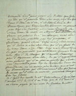 Lettre du 20 janvier 1777, Doutreleau à  Louise Prud'homme