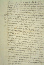 Lettre du 5 mars 1778, Doutreleau à  Joseph-Dominique-Emmanuel