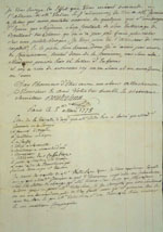 Lettre du 5 mars 1778, Doutreleau à  Joseph-Dominique-Emmanuel