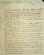 Lettre du 29 février 1780, Doutreleau à  Joseph-Dominique-Emmanuel