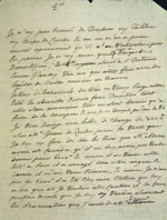 Lettre du 29 février 1780, Doutreleau à  Joseph-Dominique-Emmanuel