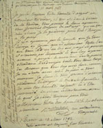 Lettre du 15 mars 1782, Doutreleau à  Joseph-Dominique-Emmanuel